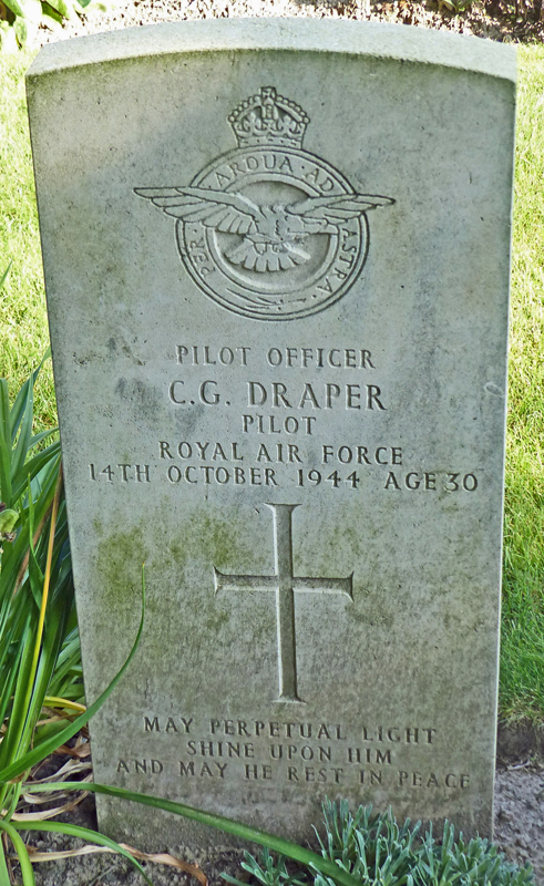 F/Sgt Cornelius George Draper<br /><br /><br />died on active duty - October 14th, 1944 - 153 Sqdn.